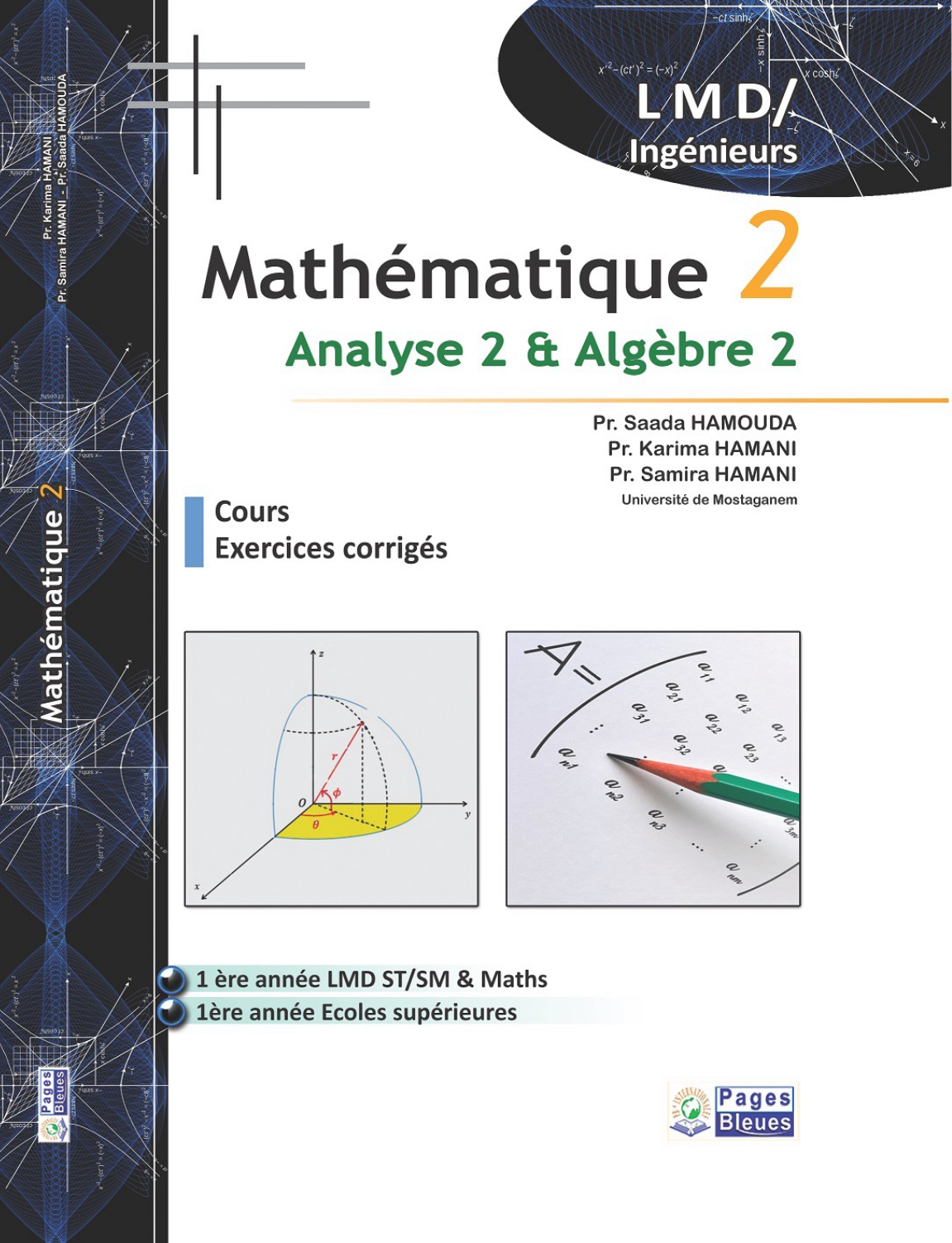 Mathématiques 2 : Analyse 2 & Algèbre 2